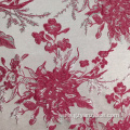 Pink Silver Poly Paisley Jacquard Fabric